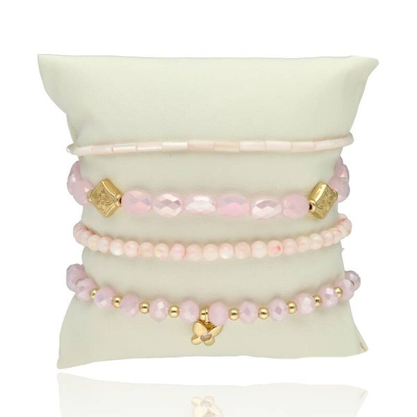 Set van Vier Zomerse Armbanden van Hoge Kwaliteit B99061