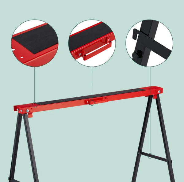 2 établi pliables, valise