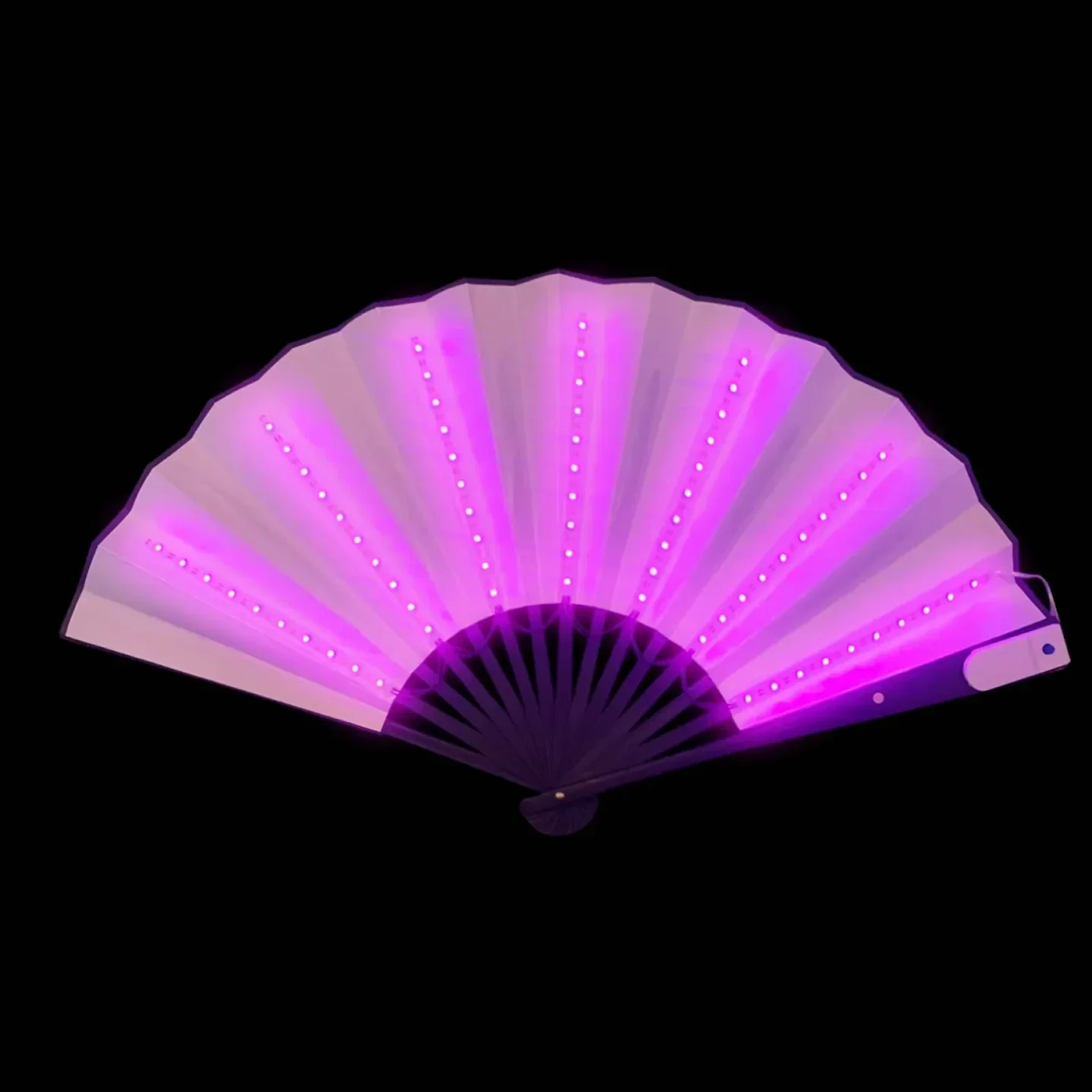 Roze waaier met led verlichting