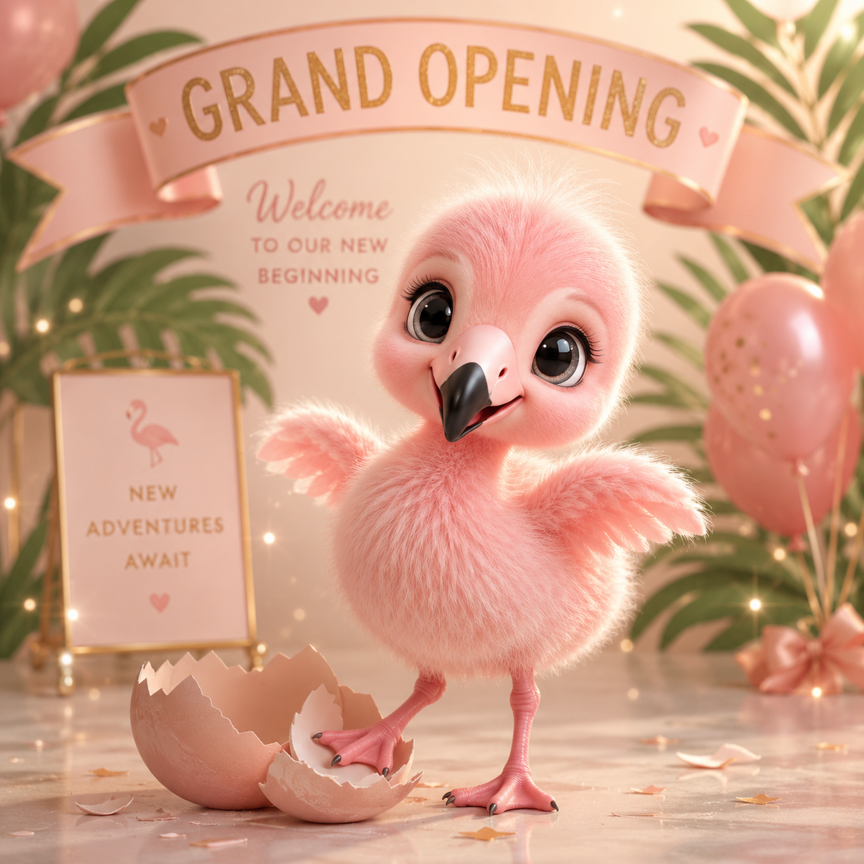 Baby Flamingo Grand Opening
