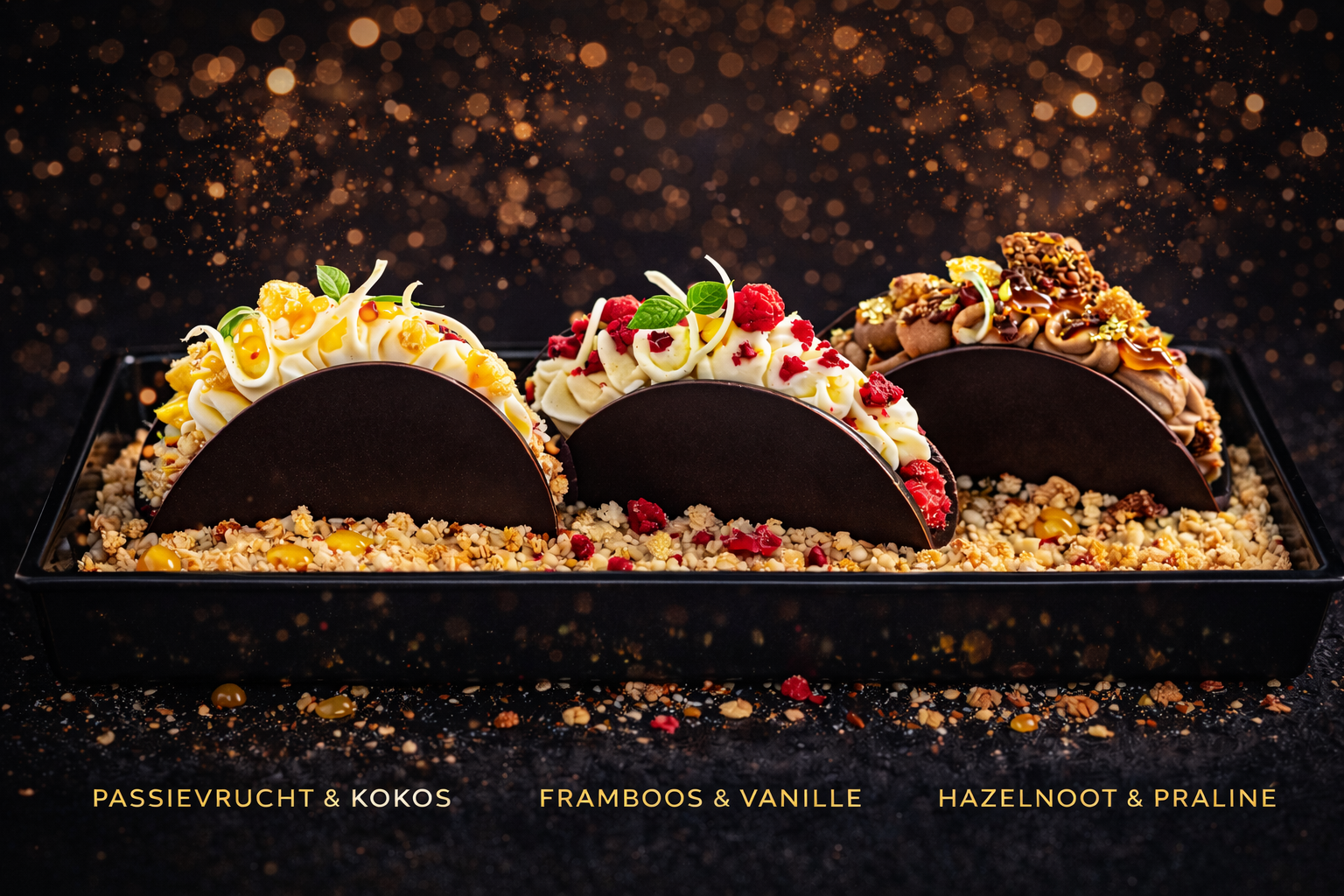 Chocolade tacos