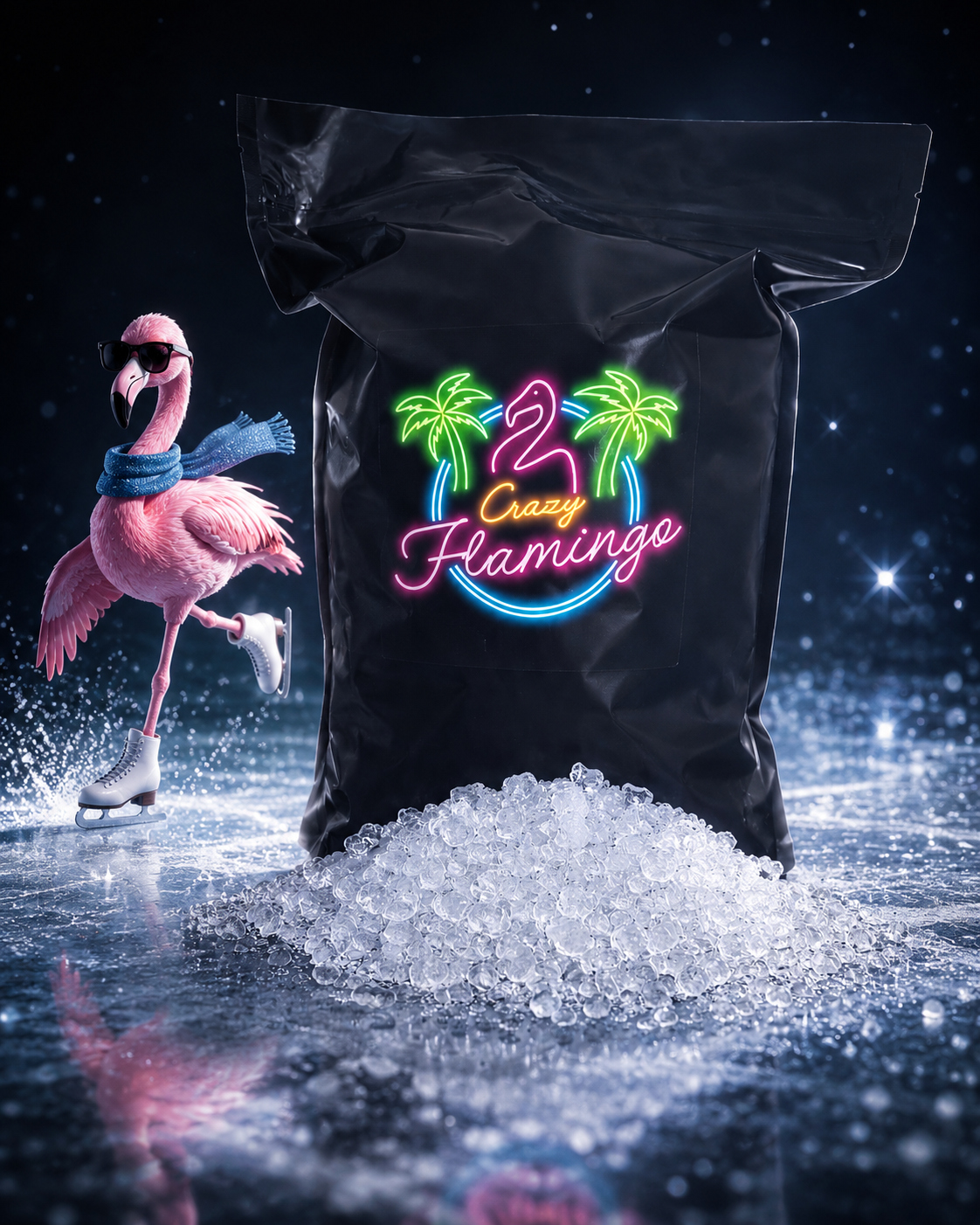 Crushed ice