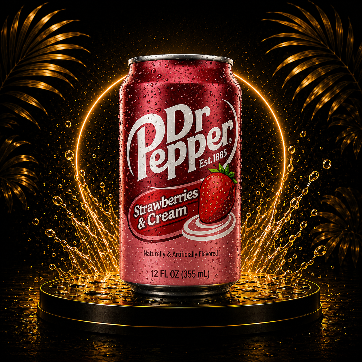 Dr. Pepper strawberry & Cream