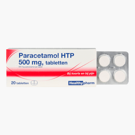 Paracetamol HTP 500mg 50 stuks