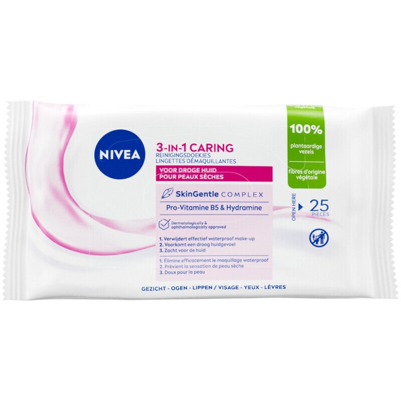 Nivea reinigingsdoekjes Sensitive Skin 25 stuks