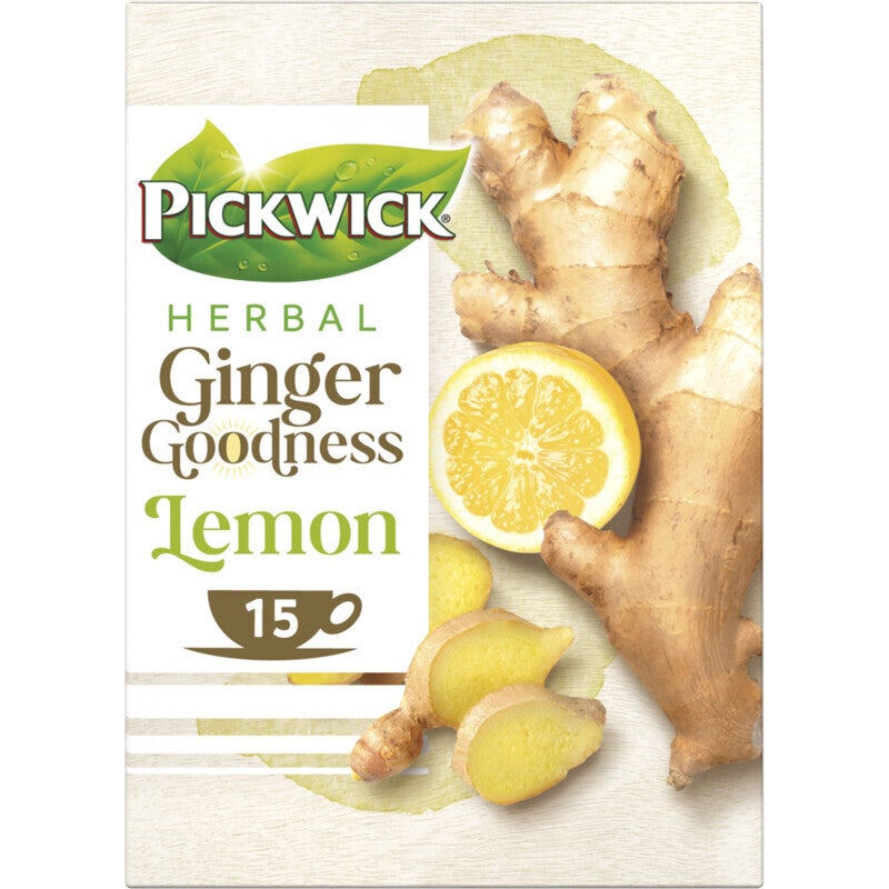 Pickwick herbal Ginger Goodness Lemon 15 stuks