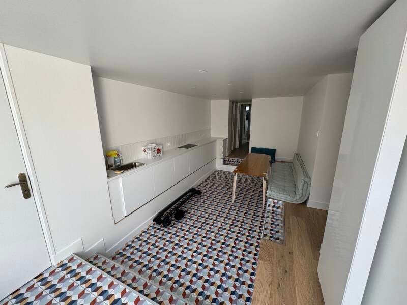 #aménagement de sous-sol #carrelage #rénovation #cuisine #ikea #cuisineikea #parquet