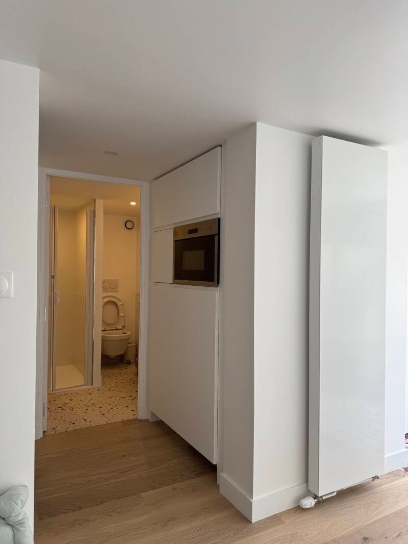 #rénovation #aménagement de sous-sol #Ikea #rénovation sur-mesure #parquet  #plomberie