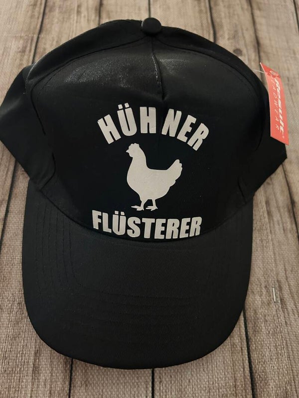 Baseballcap „Hühnerflüsterer“ – Schwarz | Unisex | Angebot
