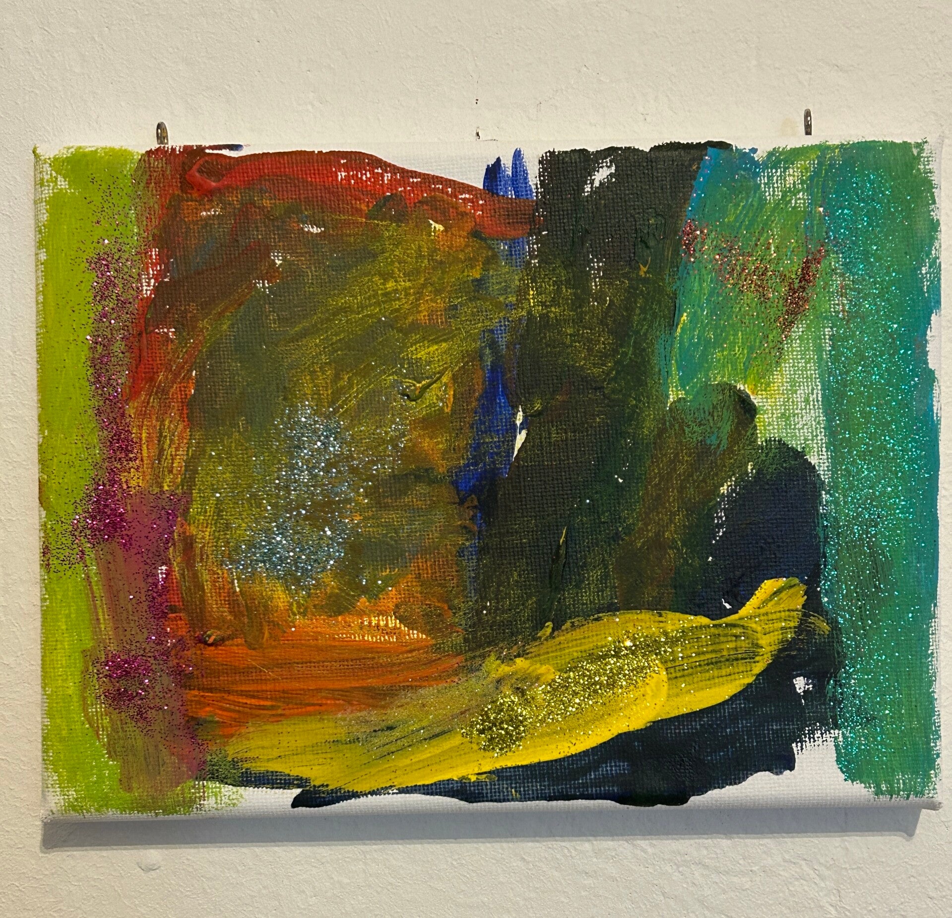 Original Acrylbild „Farbenfreude“ – 20 × 15 cm