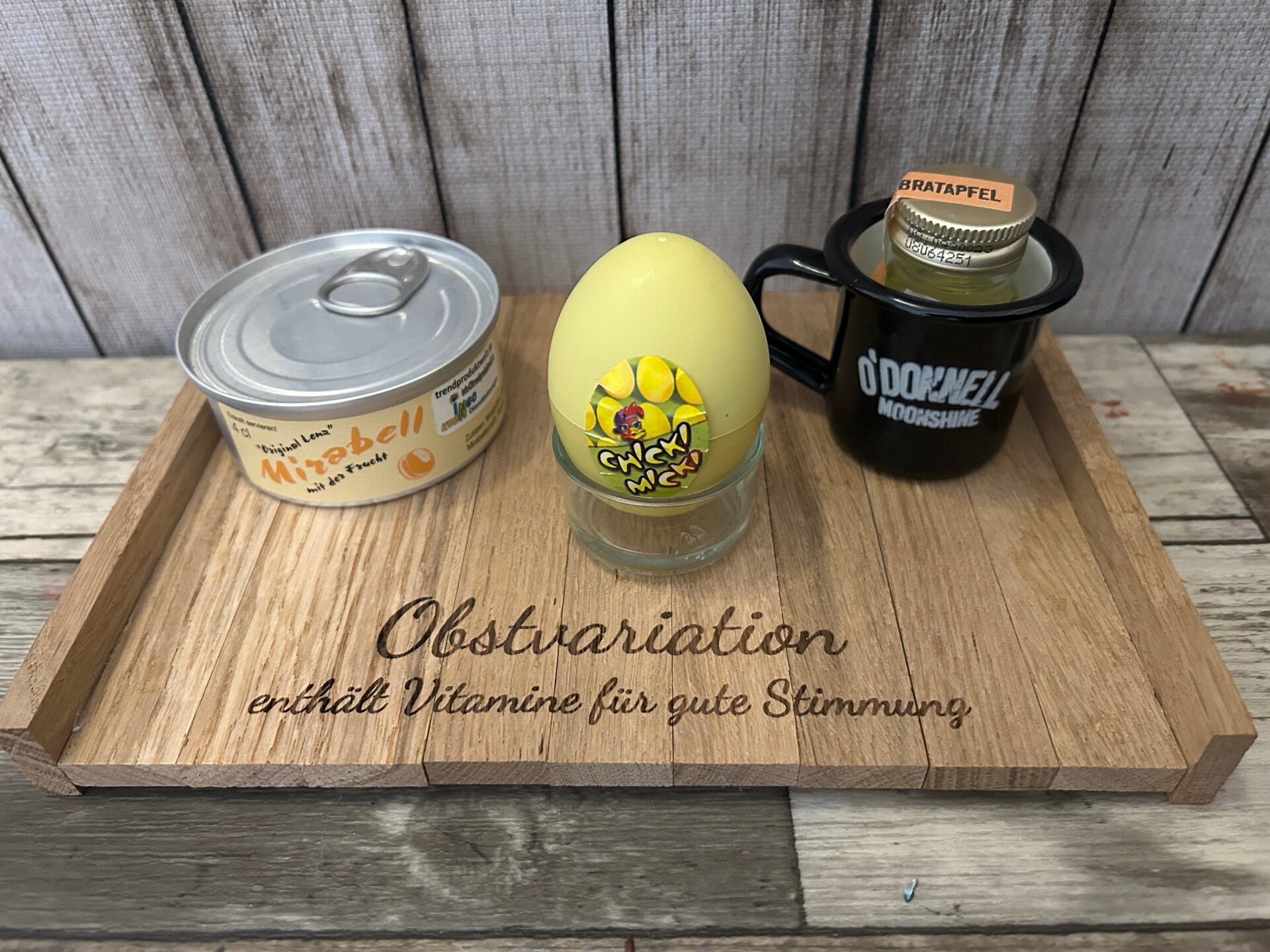 Geschenkset „Obstvariation“ mit Likör & Schnaps – 18+
