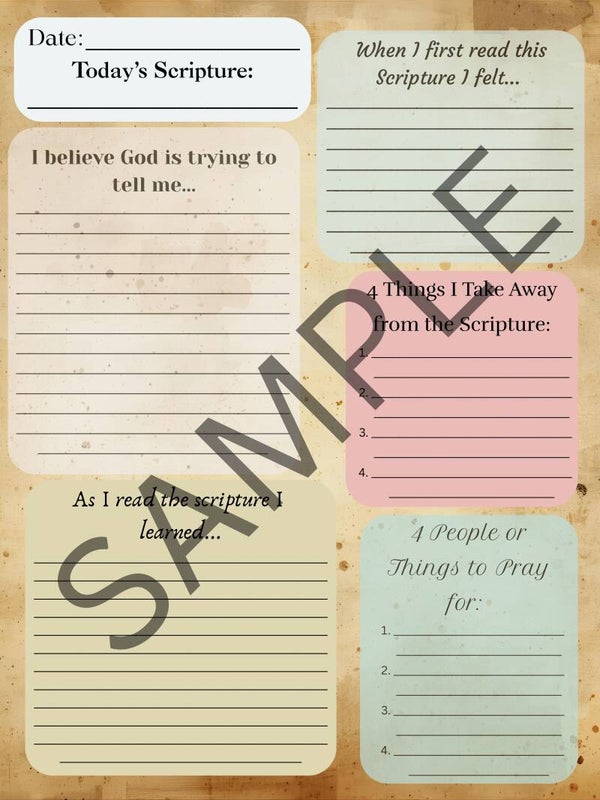 General Bible Study Notebook for Men