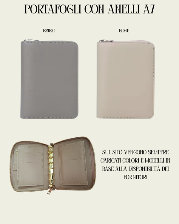 PORTAFOGLIO A7 ANELLI
