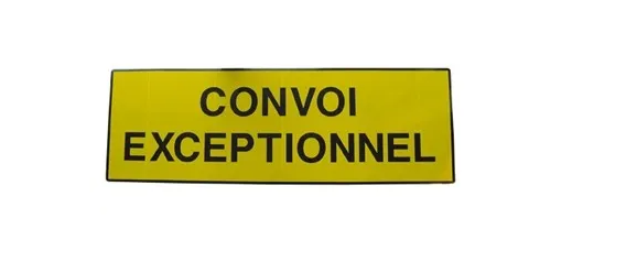 Convoi Exceptionnel. Bord Frankrijk