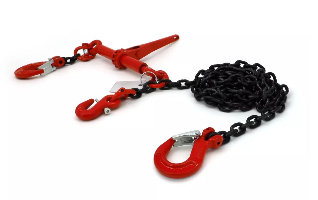 Sjorketting, Spanner-Set 1 Delig 6300kg. 10mm.5M Grade 8 met klephaken