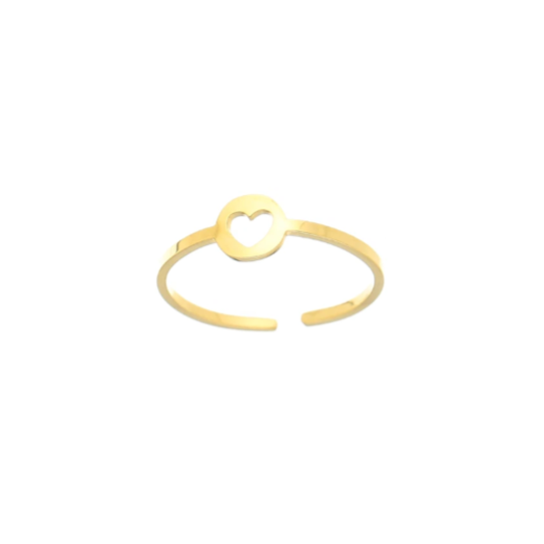 Little love ring goud