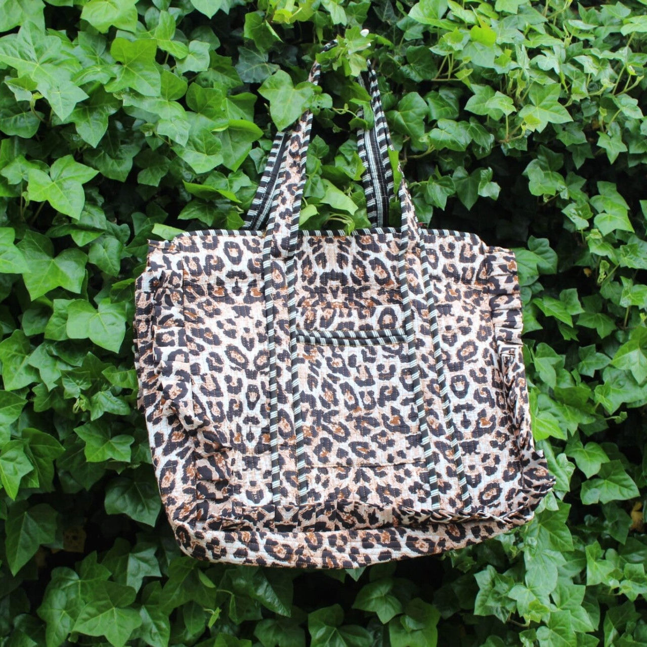 Shopper ruffle panter