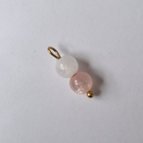 RVS kralen bedel goud - 017