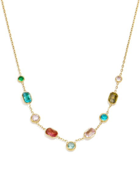 Steentjes ketting meerkleurig