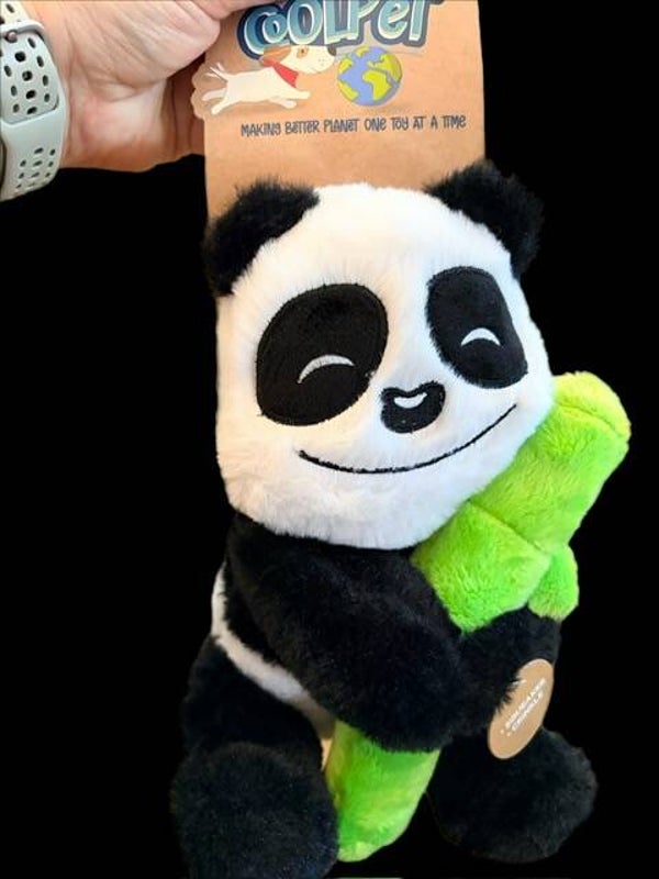 Panda dog toy