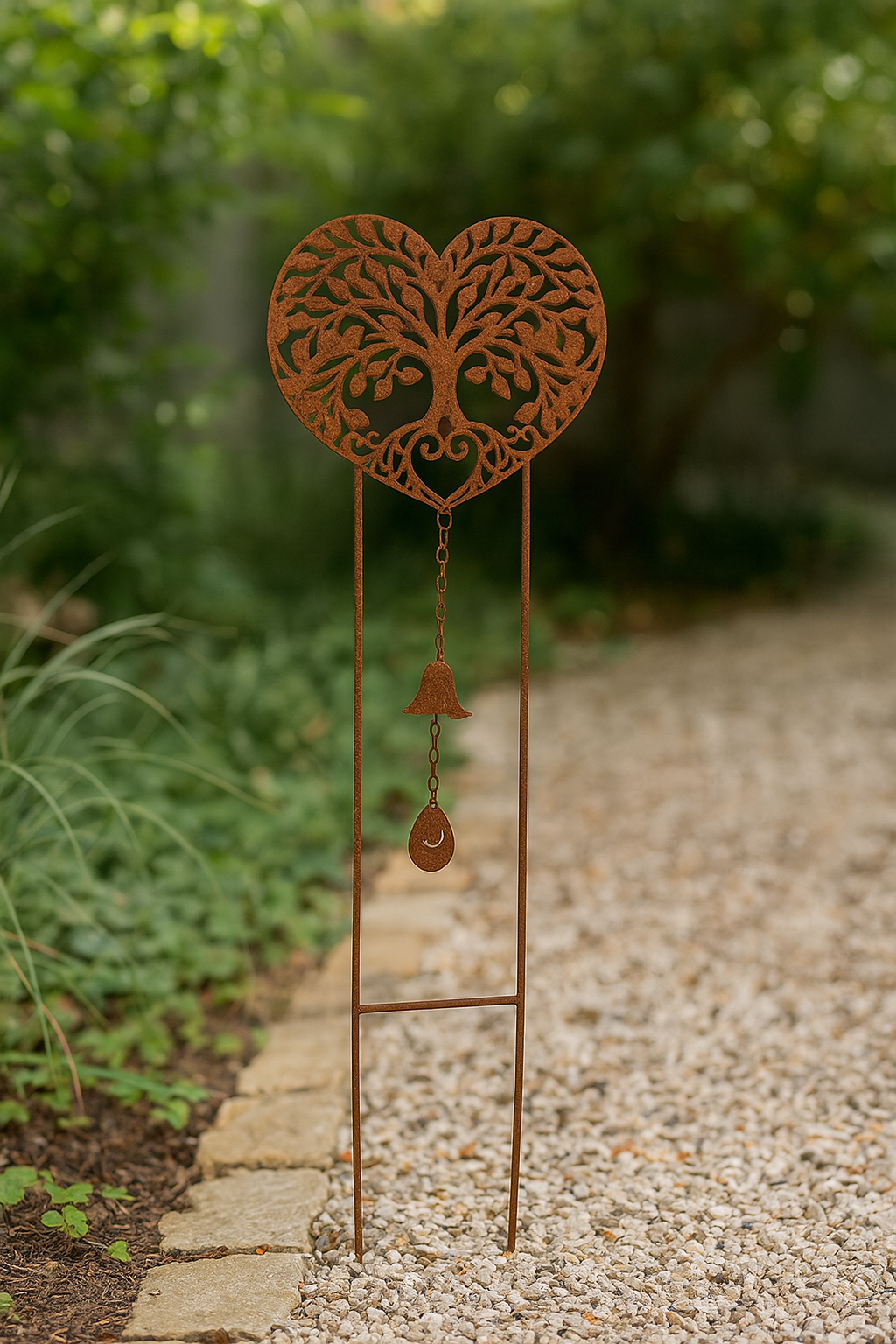 Déco en fer à planter - Arbre de vie