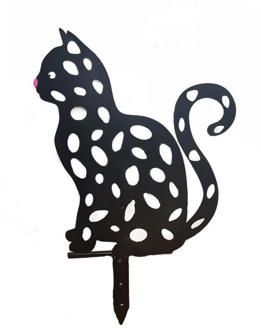 Animaux en métal à planter - Chat