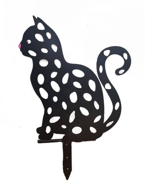 Animaux en métal à planter - Chat