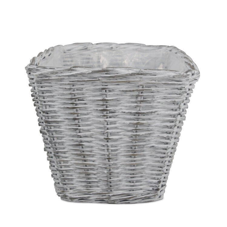 Panier 21x21xh19 - Blanc