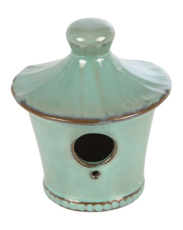 Cage à oiseaux en émail