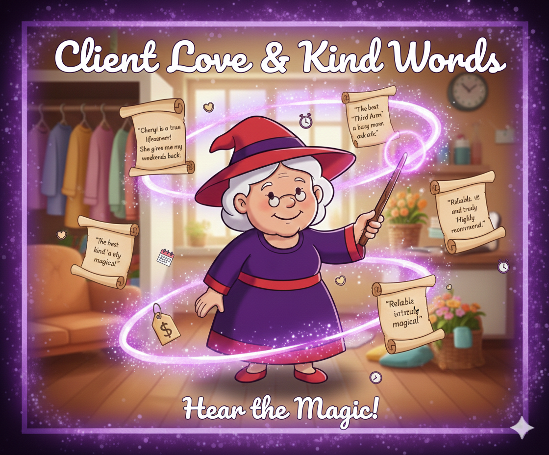 Your Third Arm personal assistant serving Red Deer, Sylvan Lake, Penhold, Innisfail, Bowden, Olds, Sundre and Didsbury.