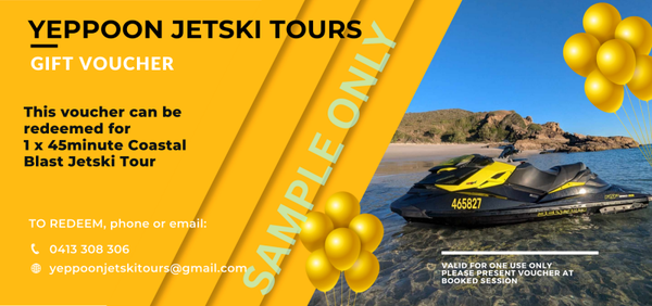 GIFT VOUCHER - 45 Minute Jetski Coastal Blast Tour