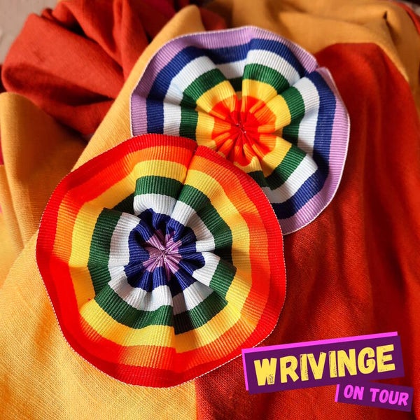 Wrivinge on Tour! Regenboog Cockades