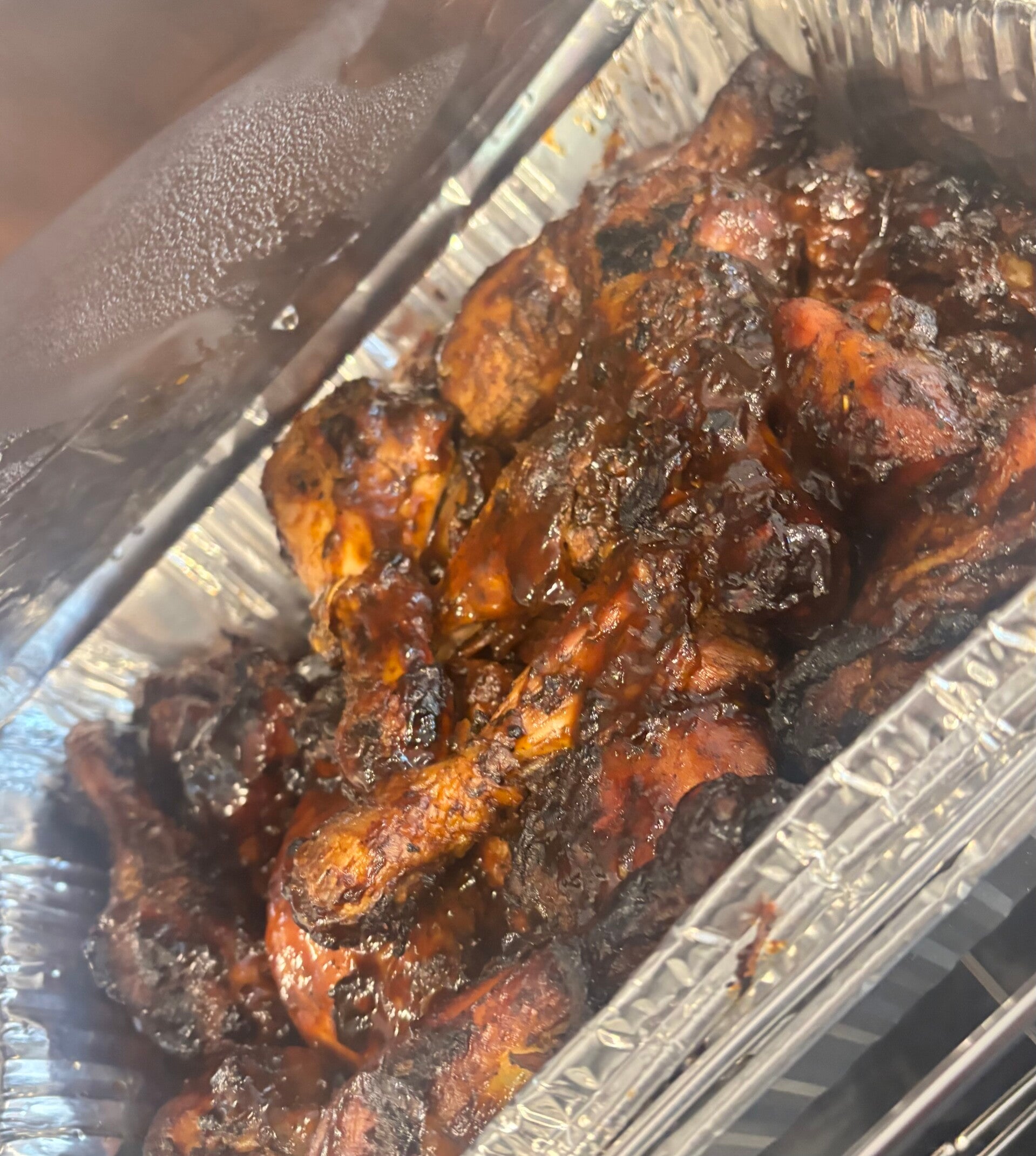 4 Marinated grilled chicken Wings
