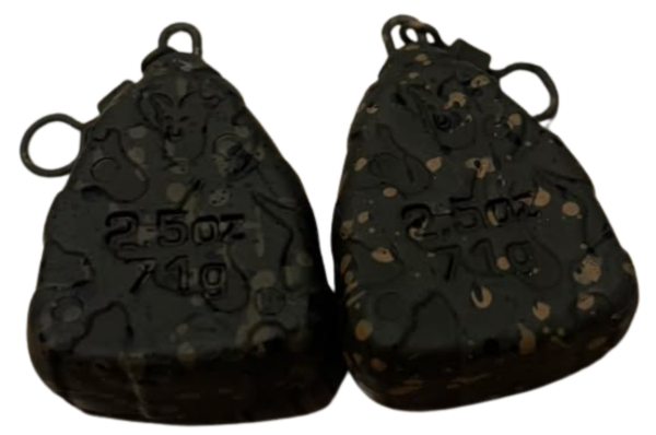 Fox edges flat pear lead 71 gram 2.5 OZ