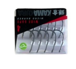 Kama kura wide gape size4  micro barbed