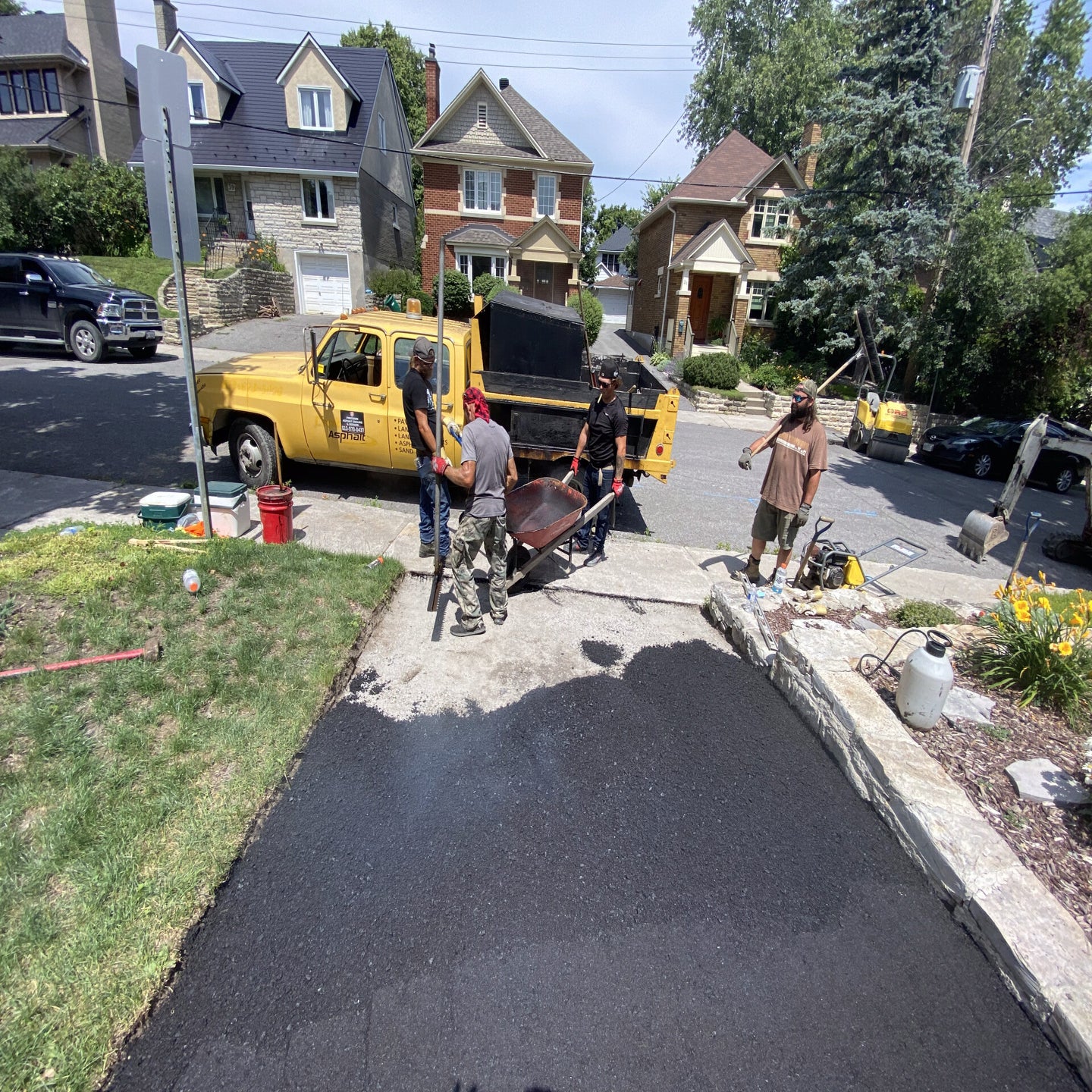 New asphalt install