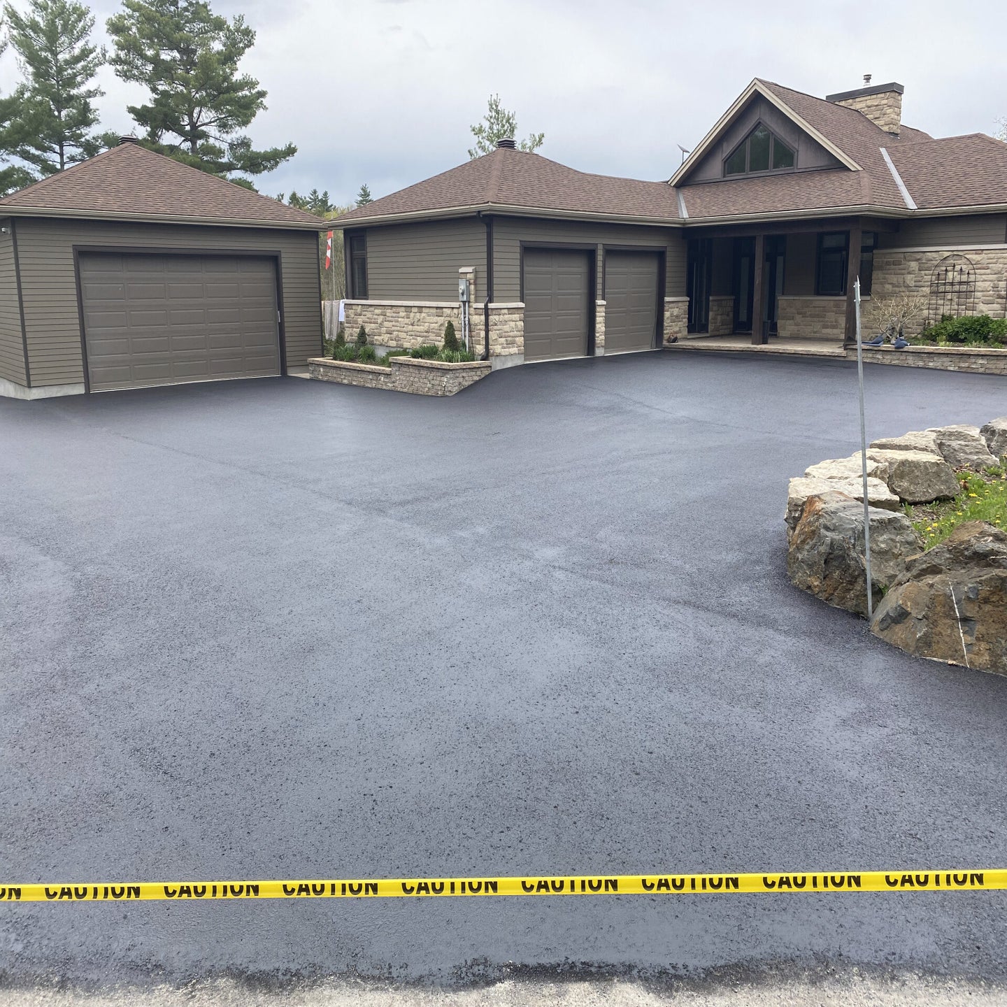 Asphalt repair project