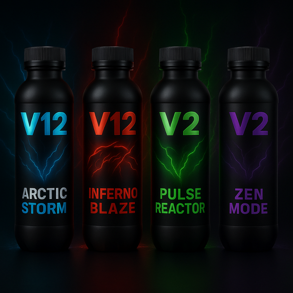 V12 and V2 Energy Drink