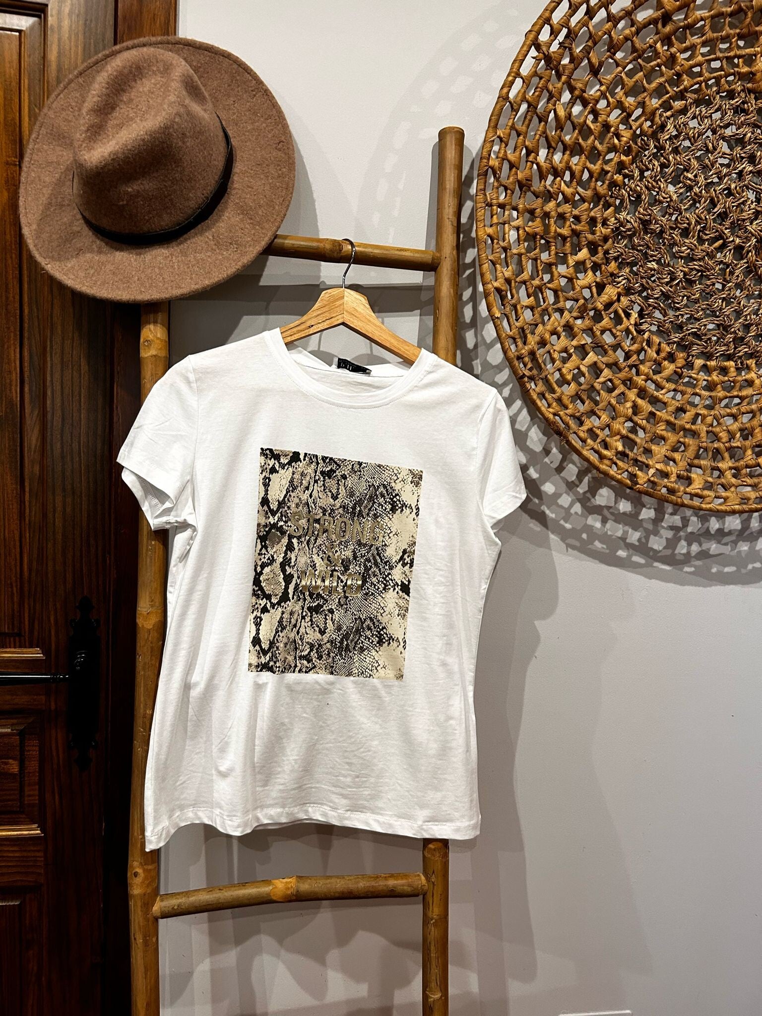 Camiseta snake print