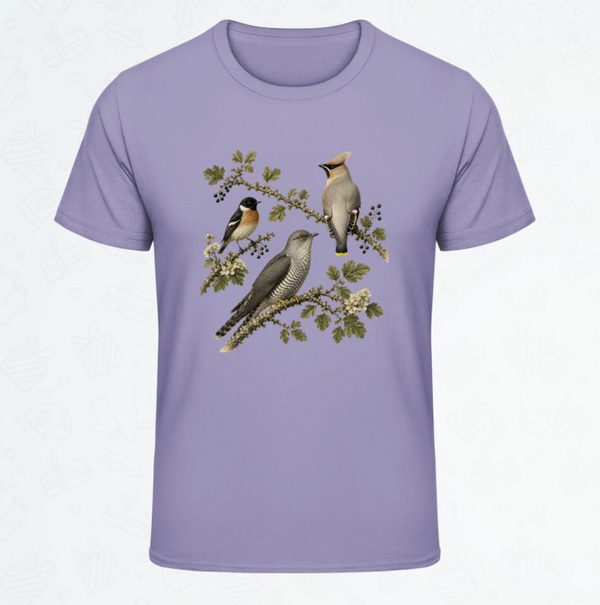Uniseks T-Shirt - 3 bijzondere vogels