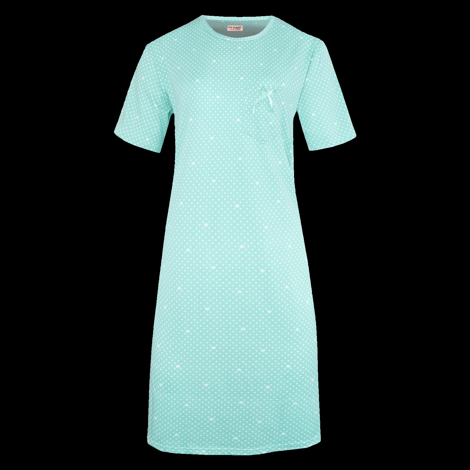 Fine Woman Dames nachthemd 6528 stippel print