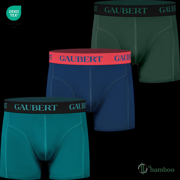 Gaubert Heren Bamboe Boxershort GBset-011 3stuks mt L