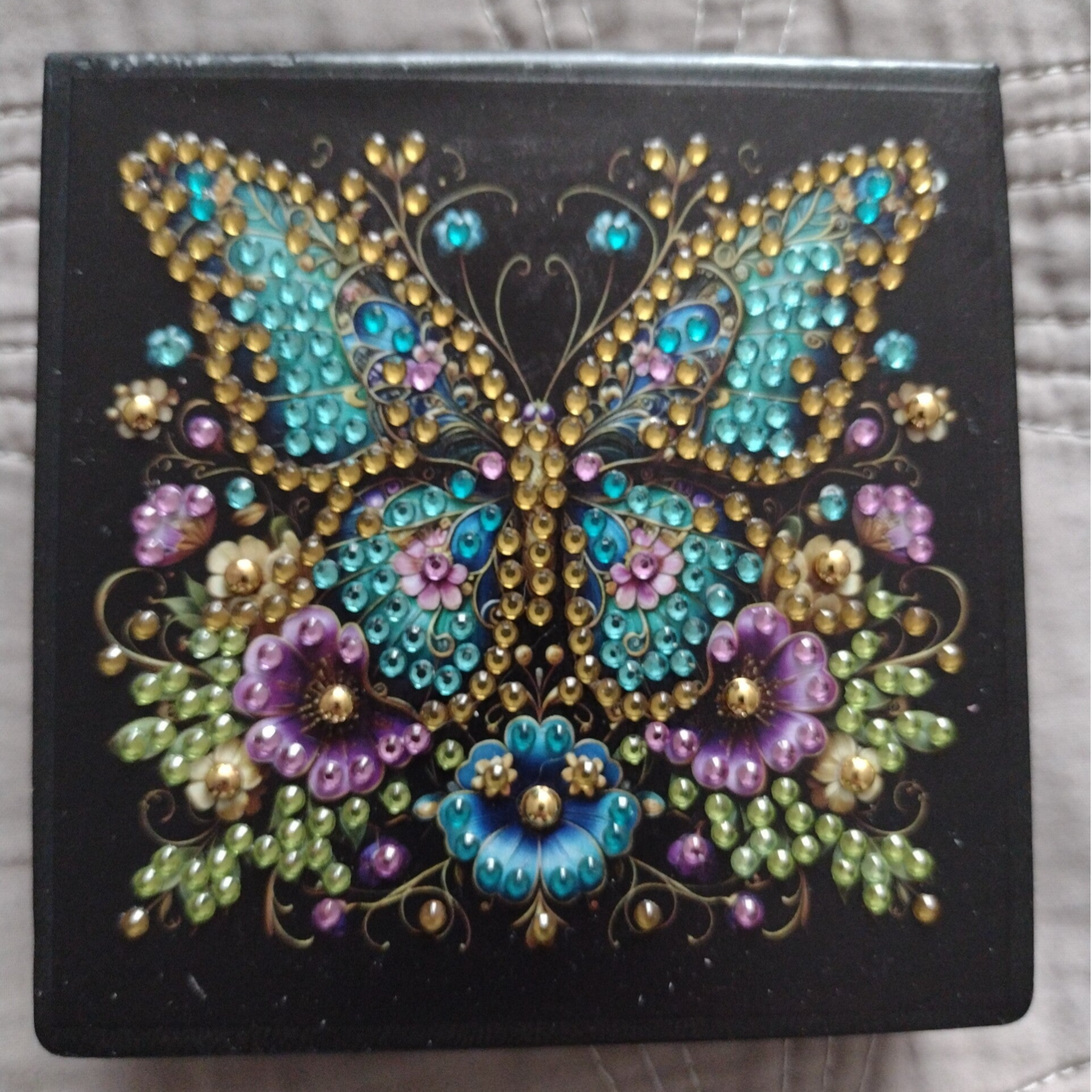 Memoblokje met pen Vlinder