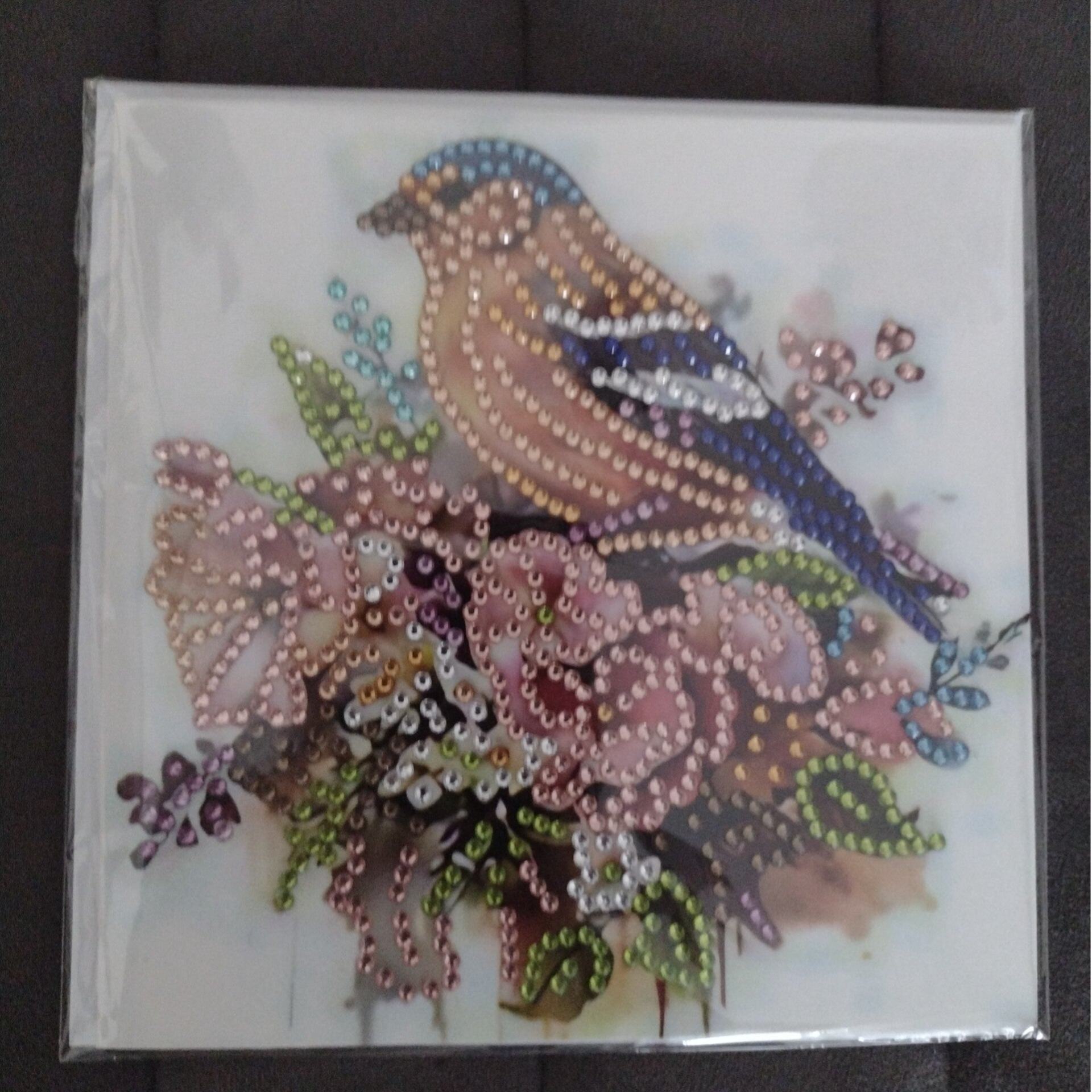 Dubbele Wenskaart + envelop (handgemaakt)