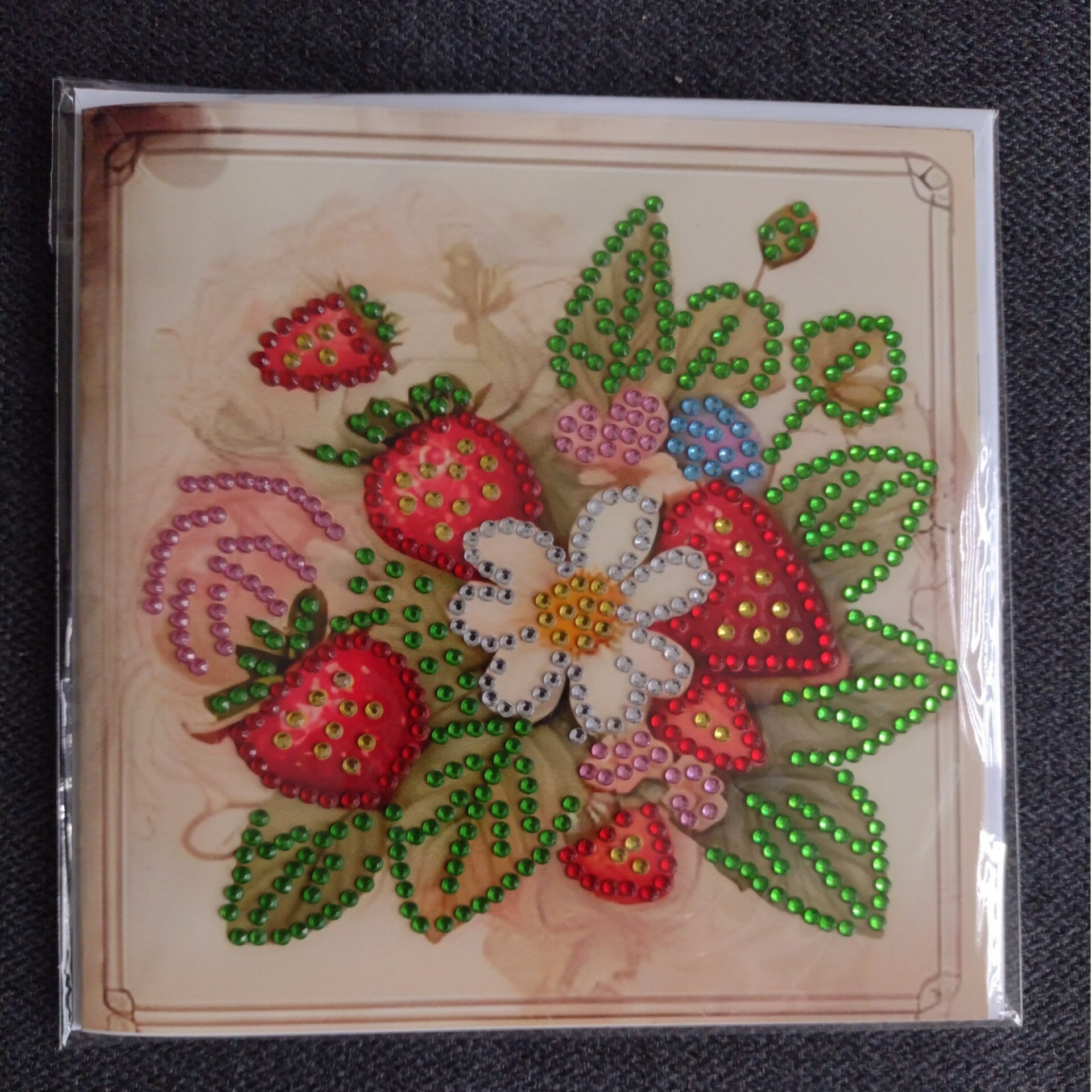 Dubbele Wenskaart + envelop (handgemaakt)