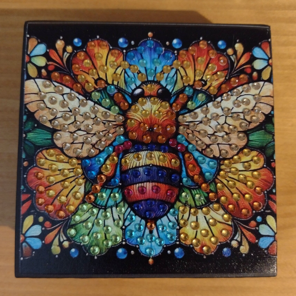 Memoblokje met pen "Wesp"