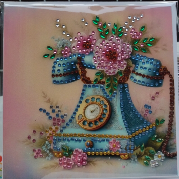 268. Dubbele Wenskaart + envelop (handgemaakt)