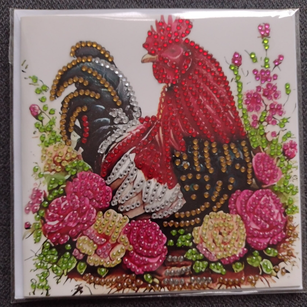 Dubbele Wenskaart + envelop (handgemaakt)