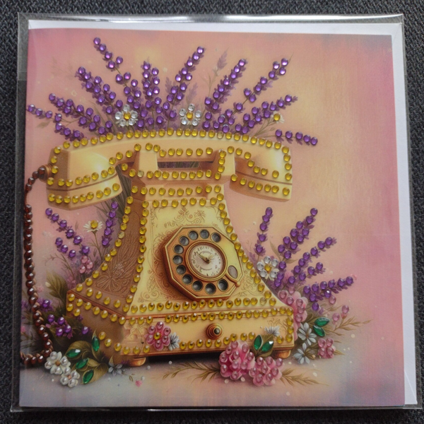 197. Dubbele Wenskaart + envelop (handgemaakt)