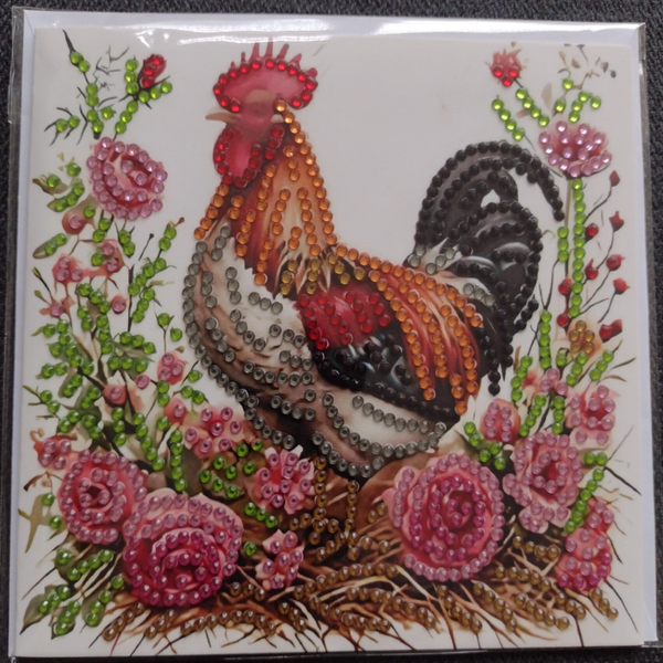 Dubbele Wenskaart + envelop (handgemaakt)